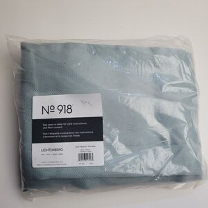 No. 918 Sora 40x84in Grommet Light Filtering Window Curtain One Panel in Aqua